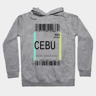 Cebu Philippines Plane Ticket Hoodie